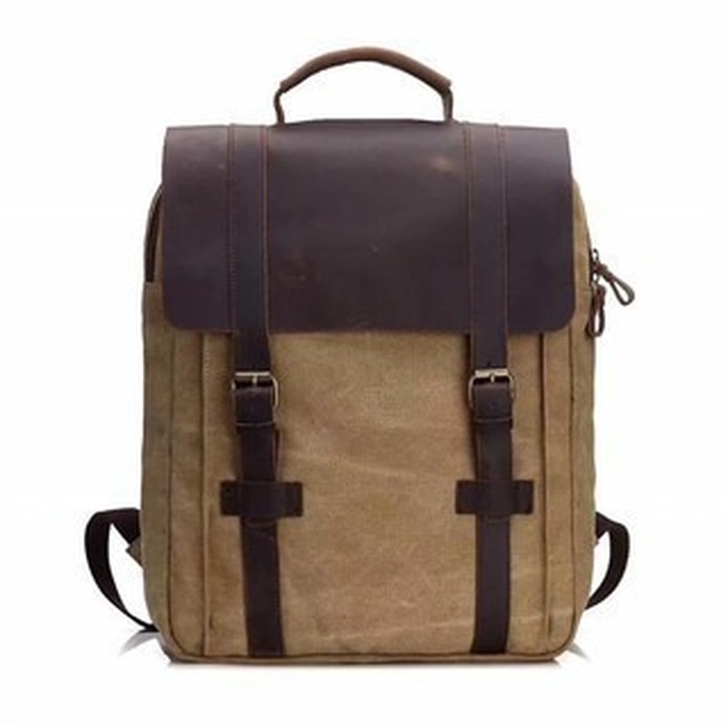 Mochila de moda para hombre, e - Canvas Backpack Casual reseña y precio