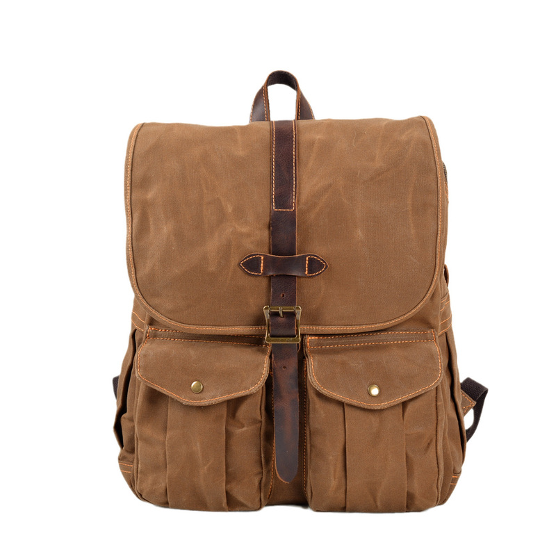 Nueva mochila de lona encerada - Canvas Backpack Casual reseña y precio