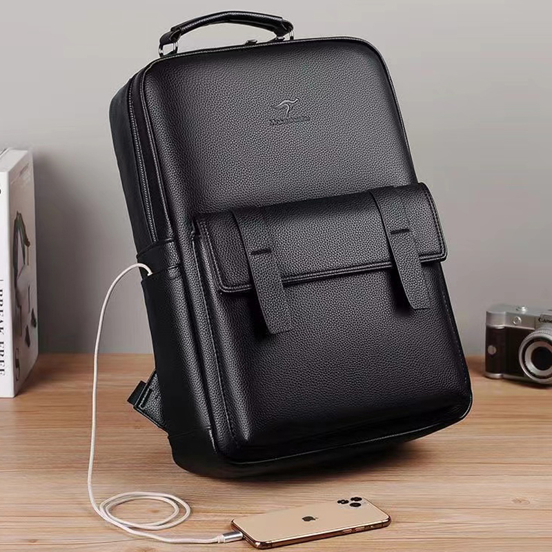 Mochila de cuero de lujo para  - Laptop Backpack 15.6 reseña y precio